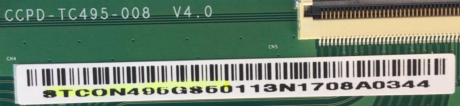 T-CON ORIGINAL PARA TV INSIGNIA / NUMERO DE PARTE STCON495GS501 / CCPD-TC495-008 V4.0 / E88441 / NUMERO DE PANEL TPT500WR-PV5D.Q. / MODELO NS-50F301NA22 - Imagen 2